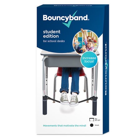 BOUNCYBANDS Bouncyband for Desk, Black DKBK